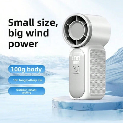 Mini Handheld Fan 100-Steps High Speed (3000mah)