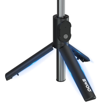 BWOO BO-ZP13 Selfie Stick Travel Tripod with Remote Control and Phone Holder