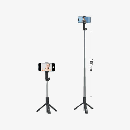 BWOO BO-ZP13 Selfie Stick Travel Tripod with Remote Control and Phone Holder