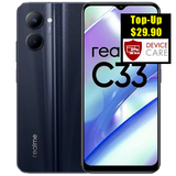 Realme C33<br>(128GB/4GB+4GB RAM)