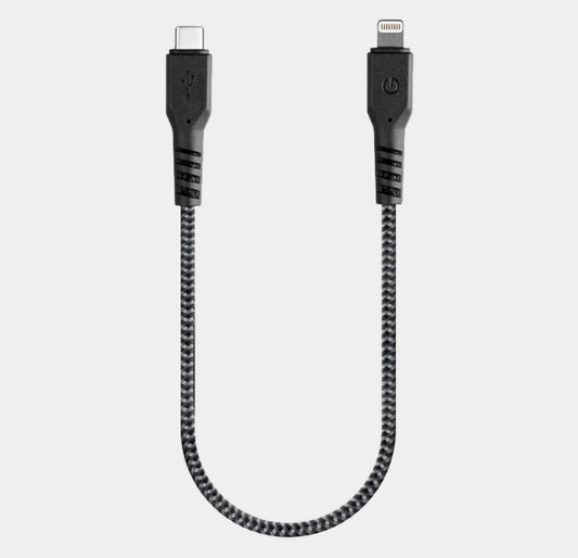 Energea FibraTough Cable 30cm USB-C to Lightning PD Fast Charge