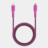 Energea FibraTough Cable<br>1.5m USB-C to Lightning<BR>USB 2.0