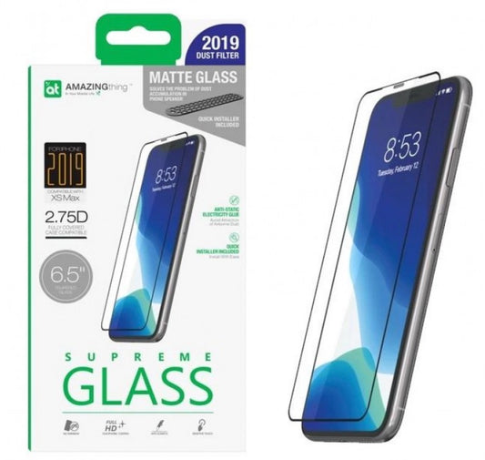 Amazingthing 2.75D Matt Tempered Glass iPhone 11 Pro Max/XS Max