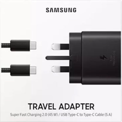 Samsung 45W Type-C Super Fast Charger 2.0 (Include 1.8m Type-C Cable)