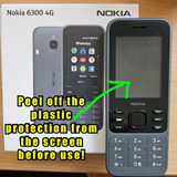 Nokia 6300 4G<BR>(4GB/512MB RAM)<div style="font-size:70%"><font color="red">No Chinese Language<BR>Export Set (1 mth Warranty)</font></div>